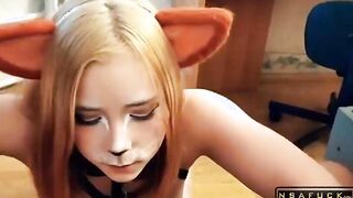 Stepsister Deepthroats Dick and Cum in M