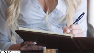 VIXEN Charming Allie has Passionate Affair with her Boss