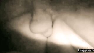 Anal BDSM fucking in the dark