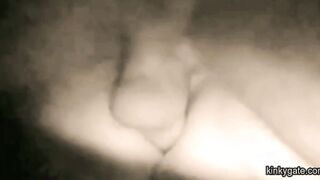Anal BDSM fucking in the dark