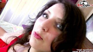 Curvy african haired bimbo with huge jugs having amateur sex