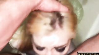 Stepsister in Wet Shirt Fingering Pussy