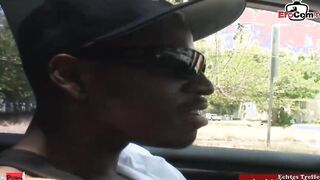 huge ebony dick pick up a ebony haired slut with small titted