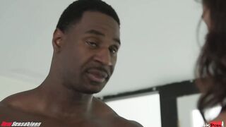 New Sensations - Step Sister Getting a 1 Of A Kind Workout From Her Long Buff Ebony Step Brother