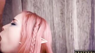 Stepsister Passionate Blowjob Big Dick