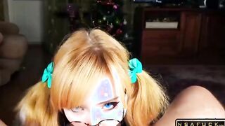 Cute Redhead Stepsister Deepthroats Dick