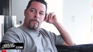 Family Grind - Bratty Step Daughter Getting Her Cunt Stretch