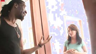 Casey Cumz Ejaculates As He Huge African Penis Bounces Off Her G-Spot