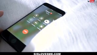 Sislovesme- Gf Catches Stepsis Sucking my Cock