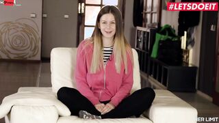 HERLIMIT - Huge Boobies Bimbo Stella Cox Getting double penetration'd By two Biggest Ebony Cocks - LETSDOEIT