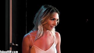 Teen stepsisters made sweet lesbian love