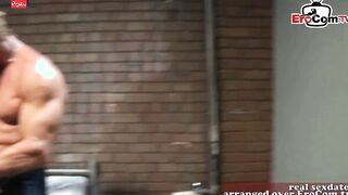 hardcore anal in prison with dark haired babe three way
