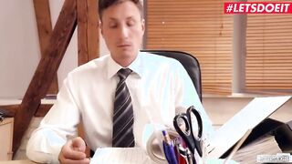 LETSDOEIT - Slutty Secretary Is Hungry For Penis At Work