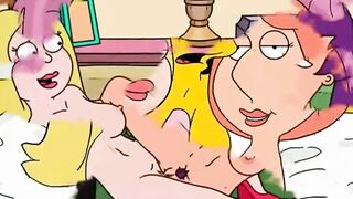 Famous cartoon lesbian MILFs