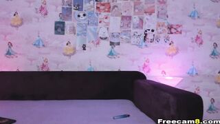 Tattooed Blonde Deepthroats Her Roommate's Cock