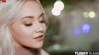TUSHYRAW Cute Blonde getting her filthy Goddess little ass stretched