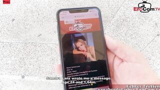 Outside Sex Date with a erotic blonde 19 Year Old bimbos with tiny hooters