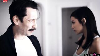 Insomniac stepdad lusts for his goddess latina 18 step-daughter