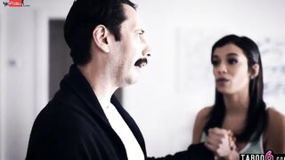 Insomniac stepdad lusts for his goddess latina 18 step-daughter