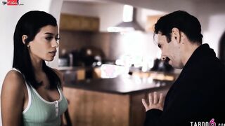 Insomniac stepdad lusts for his goddess latina 18 step-daughter