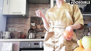 DOEGIRLS - Big Titties Red Haired Kate Utopia Sucks her Boyfriends Dick