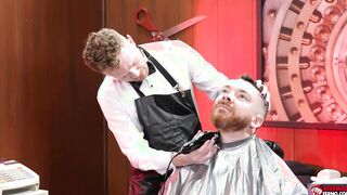 Logan Bell shaves and fist fucks Nathan Daniels