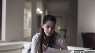 Latina babysitter impregnated by old man