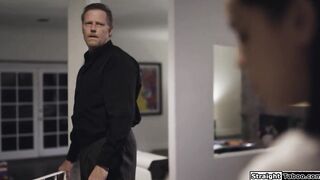 Latina babysitter impregnated by old man