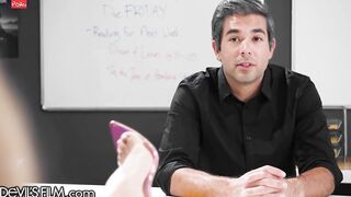 Khloe Kapri's Tight Cunt Getting Smashed Hard By Her Teacher