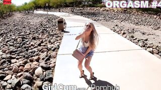 GIRLCUM Numerous Intense Orgasms With hot Spinner