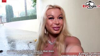 Sporty muscular blonde Hot on a German user date