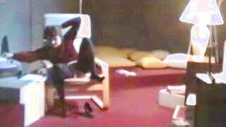 My mom ends the day horny (hidden cam)