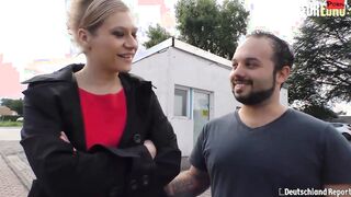 AMATEUREURO - Blonde German Lady Picked Up For Pretty Cunt Fucked