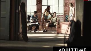 ADULT TIME - GRINDERS: Vanna Bardot, Lilly Bell, & Nathan Bronson's BABE 3-WAY! - PART 3