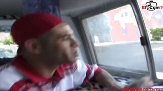 19 Year Mature in a school uniform pick up at the street