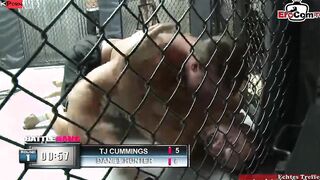 Blonde skank with small melons anal nailed in a boxing