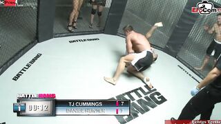 Blonde skank with small melons anal nailed in a boxing