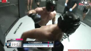 Blonde skank with small melons anal nailed in a boxing