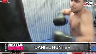 Blonde skank with small melons anal nailed in a boxing