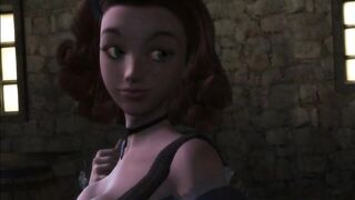 A prostitute satisfied a vampire feet on a city street