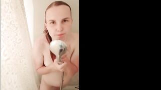 Goddess 19 year old taking a shower