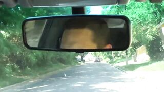 Petite Jackie Tiefenbacher fucking inside the woods