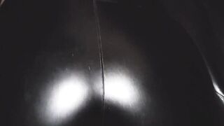 Plowed and cum on leather pants