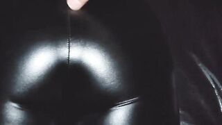 Plowed and cum on leather pants