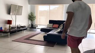 Giggling Gf Ballbusting Her Bf