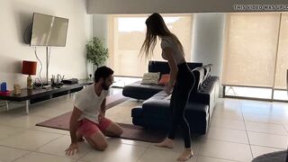 Giggling Gf Ballbusting Her Bf