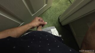 Stepbrother peeps through door as his stepsis plays with her vibrator