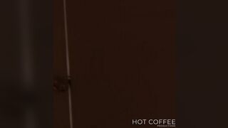 Stepbrother peeps through door as his stepsis plays with her vibrator