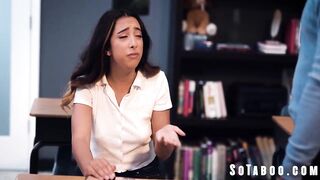 Professor Uses His Power To Pressure Daughter - Kiarra Kai,