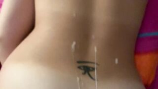 He banged! me butt to cunt and came all over